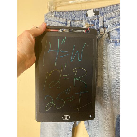 BDG Two tone "Patchwork" Style High Waist Jeans Urban Outfitters Size 25 - Picture 10 of 10